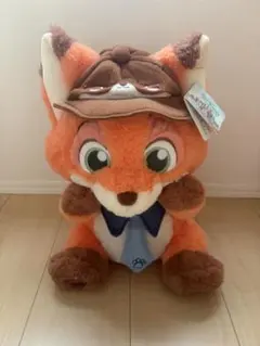 上海ディズニーランド 小さい旅人 ズートピア ニック ぬいぐるみ