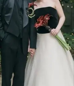 ウェディングブーケ　ブートニア　カラーブーケ　造花　ブーケブートニアセット