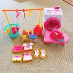 ごっこ遊び 洗濯セット　おままごとランドリーセット