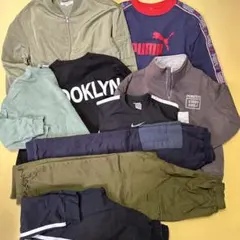 子供服140サイズまとめ売り　アウター1点パンツ3点トップス５点未使用あり