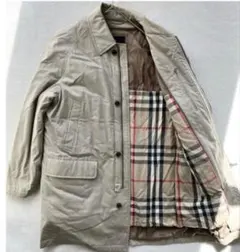 バーバリーロンドン ダウンライナー ノバチェック 2wayステンカラーコート L