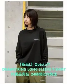 Optstuff DRAWSTRING LONG SLEEVE T-SHIRT