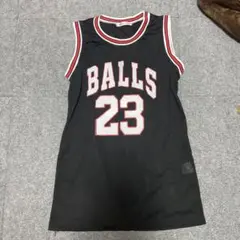 ブラックメッシュタンクトップ BALLS 23