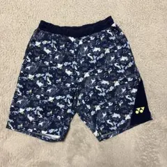 【限定品】人気モデル　YONEX ハーフパンツ　ネイビー迷彩 Lサイズ