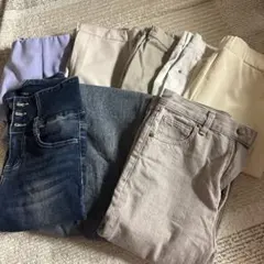 デニム・スリムフィットパンツセット