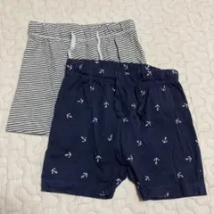 H&M ショートパンツ2枚セット　半ズボン✨