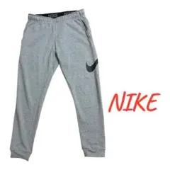 美品✨NIKE スウエットパンツ　グレー　S BIGロゴ
