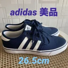 adidas アディダス　メンズスニーカー　ネイビー　26.5cm