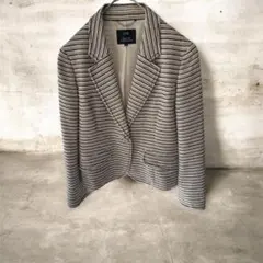 【美品】23区ツイードジャケットサイズ 40ノーカラーセレモニー入学式卒業式