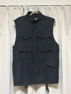 フリークスストア FREAK'S STORE ミリタリー フィールドベスト 黒