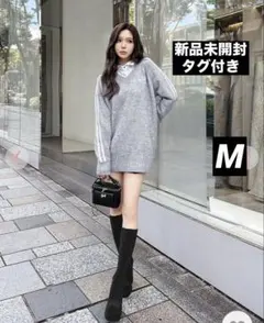 Rady サイドラインニットトップス