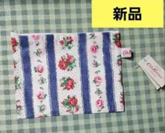 新品未使用　キャスキッドソン　ポーチ　花柄のサムネイル