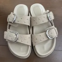 LE TALON ビジュードットベルトサンダルのサムネイル