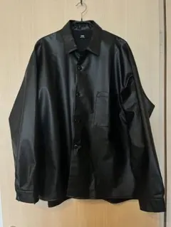 HARE フェイクレザーシャツ