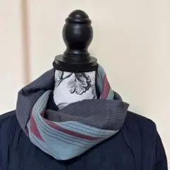 かぶりスヌード　夏物　着物リメイク ハンドメイド