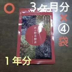 早い者勝ち!! 激安!! 匠の野草酵素 ３ヶ月分×④袋「シードコムス」