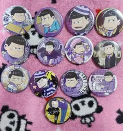 おそ松さん 缶バッジ しま松さん えいが まとめて 【一松】