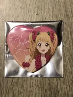 アイカツ　缶バッジ　ハワイアンズ　夏樹みくる　みくる