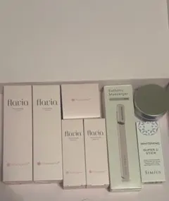 フラビア スキンケアセット＋美顔器＋ホワイトニングスティック まとめ売り