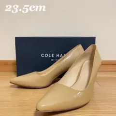 コールハーン ヒールパンプス 23.5 ポイントトゥ シンプル ベージュのサムネイル