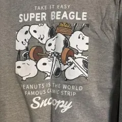 PEANUTS グレー長袖、新品
