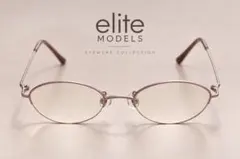 elite MODELS 軽量メガネフレーム 47□19-140 くすみピンク系