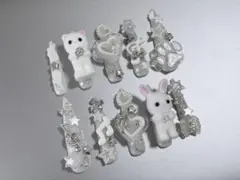 平成女児　ネイル　うさ　ねこ　ゴテゴテ　ウィッシュコア　地雷系　音符　クローバー