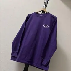 USA製 BAYSIDE 古着 メンズ ロンT SRG 企業 M アメカジ 送込