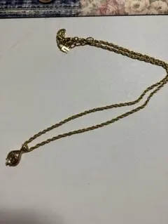 NR ロゴモチーフ ネックレス ゴールドカラー