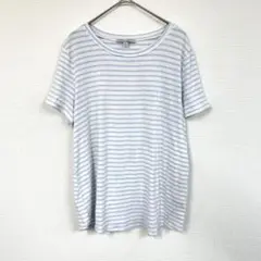 GREEN ENVELOPE ストライプデザイン Tシャツ Lサイズ 半袖