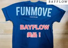 BAYFLOW 背面ビッグロゴシルエットTシャツ　紺のサムネイル