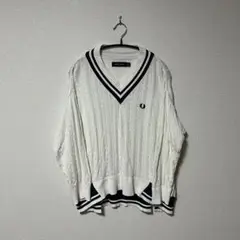 【フレッドペリー】V Neck Knit F7210