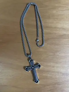 シルバーネックレス　十字架　クロス