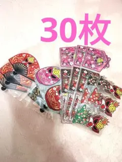 ② ヒステリックミニ 和柄 ステッカー シール 30枚セット！のサムネイル
