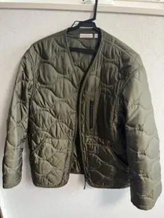 DRESSTERIOR ノーカラージャケット M オリーブ