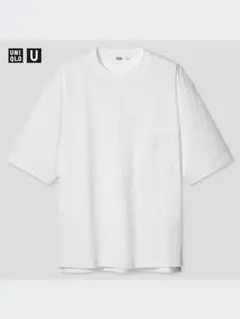 ユニクロU　オーバーサイズクルーネックT（半袖）　ホワイト　新品未使用