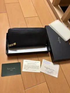 定価40000円 ポールスミス 財布 ラウンドファスナー マルチストライプ