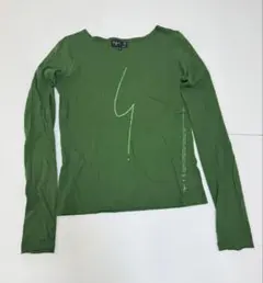 agnès b. アニエスベー 長袖 ロングTシャツ グリーン T1 SIZEのサムネイル