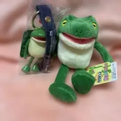 おとぼけケロピョン　ぷちぶるマスコット　プラプラストラップキーホルダー