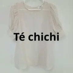 テチチTé chichi シアーのアイボリードット柄 半袖ブラウス　フリーサイズのサムネイル