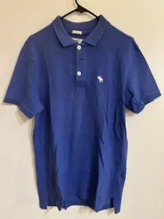 アバクロ Abercrombie & Fitch ポロシャツ 青 Sサイズ