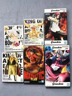 ONE PIECE フィギュア まとめ売り 6点 セット ゾロ/ロー/ルフィ 他