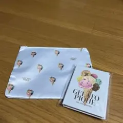 サテンポーチ＆メモノート２点セット