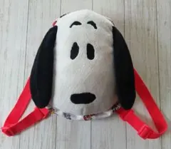 スヌーピー　キッズ　フェイスリュック　顔型　ぬいぐるみリュック　ピーナッツ