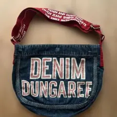 DENIM DUNGAREE ショルダーバッグ デニム 赤のサムネイル
