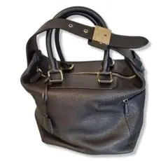 【美品】セリーヌ　２ウェイバッグ　ブラック