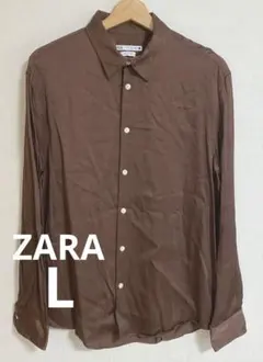 ZARA ザラ　サテンシャツ　ブラウス
