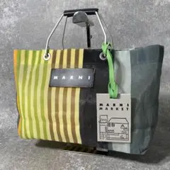 MARNI フラワーカフェ ストライプバッグ ミニ mar004 - メルカリ