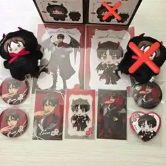 進撃の巨人 エレン DEVIL ぺたんこたぴぬい 缶バッジ 特典ポストカード 進撃の巨人 エレン DEVIL ぺたんこたぴぬい 缶バッジ 特典ポストカード