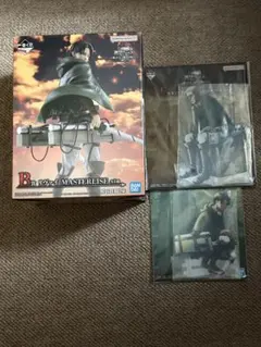 進撃の巨人 リヴァイ MASTERLISE フィギュア　アクリルスタンドセット